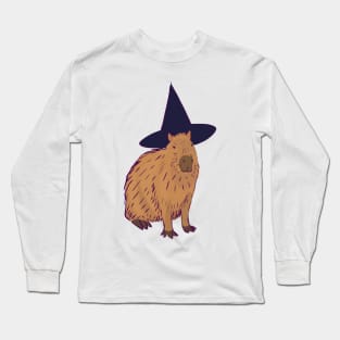 Capybara Witch Long Sleeve T-Shirt